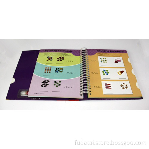 Write slide and wipe board book